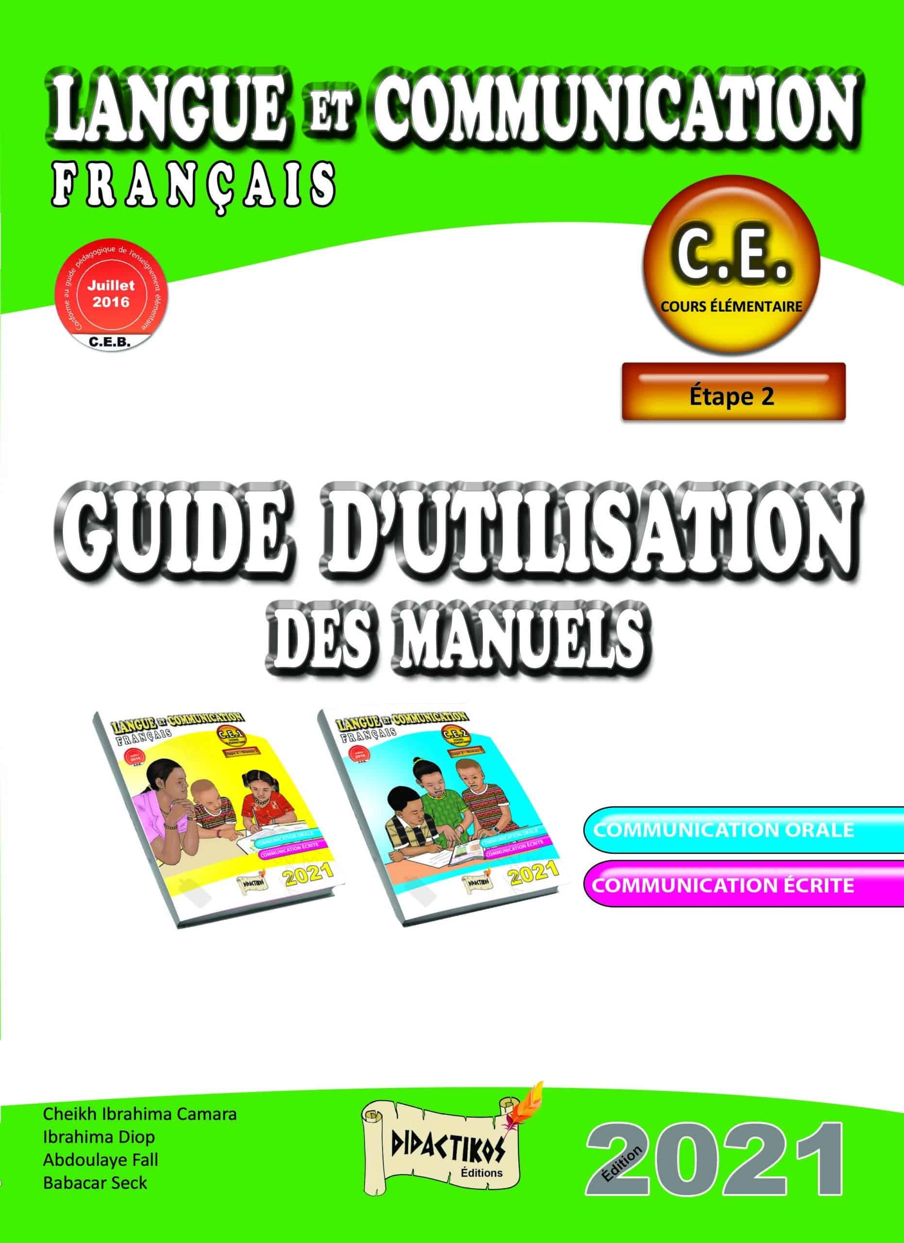 Livre guide Langue et Communication