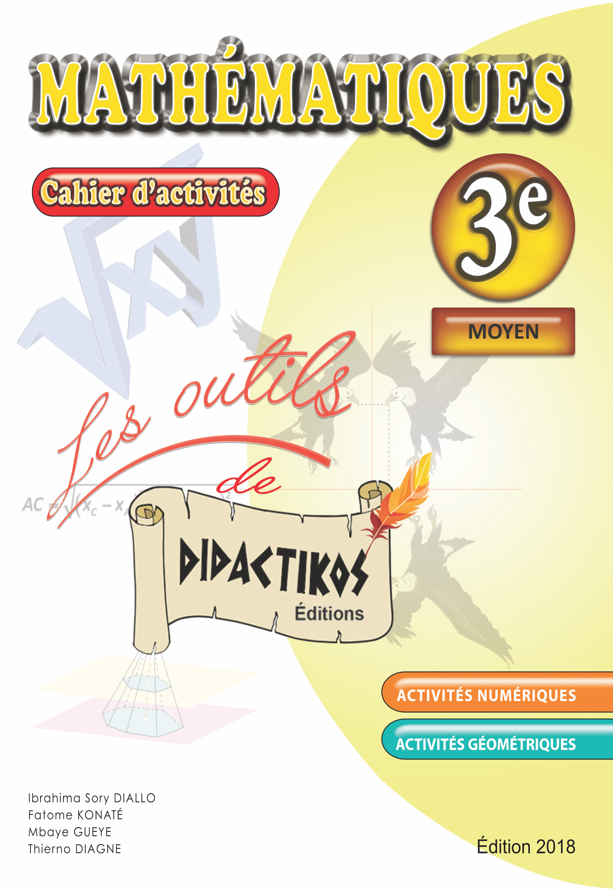 Cahier d'activités Mathématiques 3em ed18